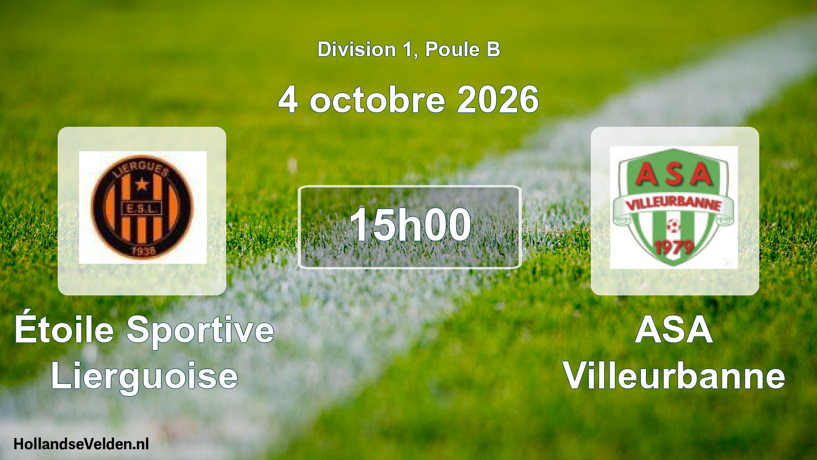 Scheduled Match: Étoile Sportive Lierguoise - ASA Villeurbanne (4 October 2026)