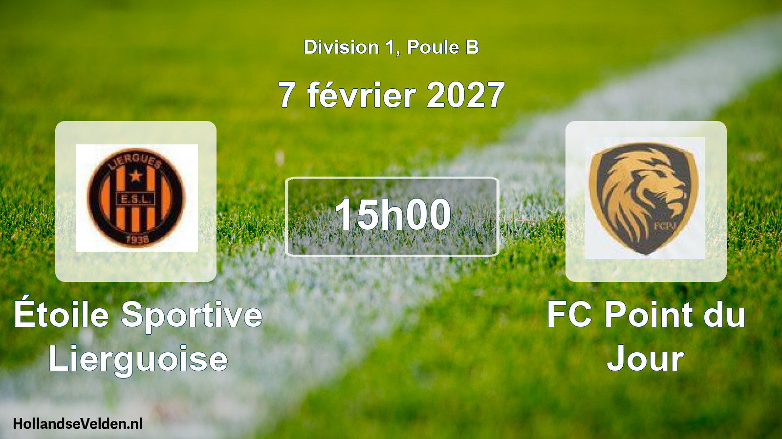 Scheduled Match: Étoile Sportive Lierguoise - FC Point du Jour (7 February 2027)