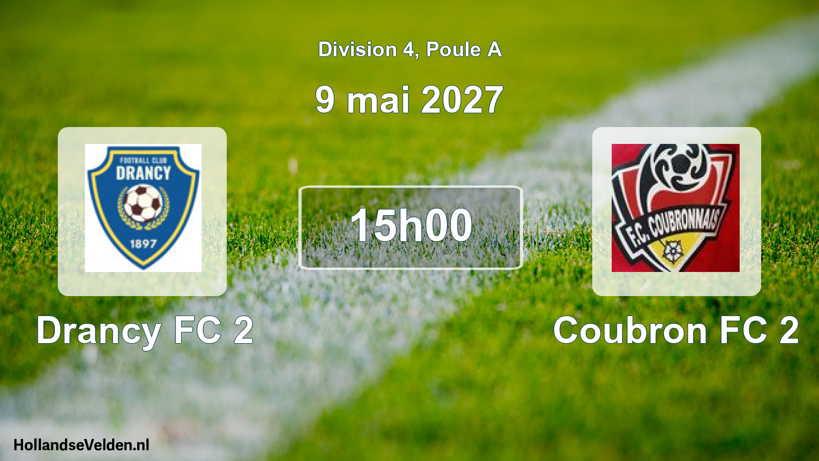 Scheduled Match: Drancy FC 2 - Coubron FC 2 (9 May 2027)