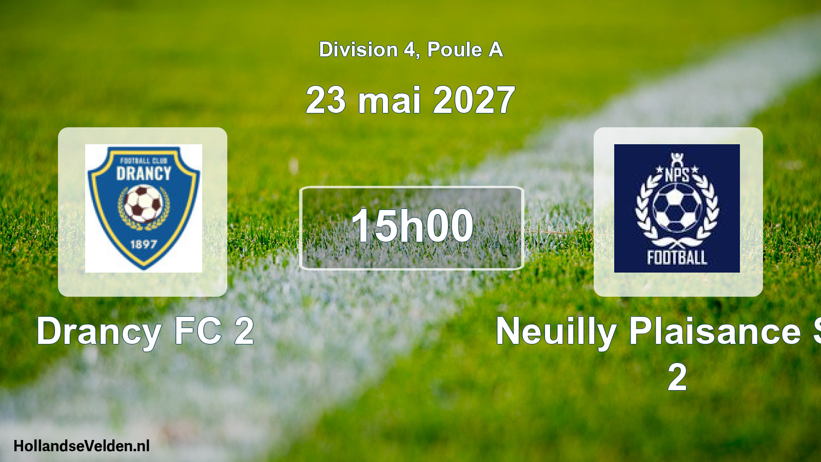 Scheduled Match: Drancy FC 2 - Neuilly Plaisance SP 2 (23 May 2027)
