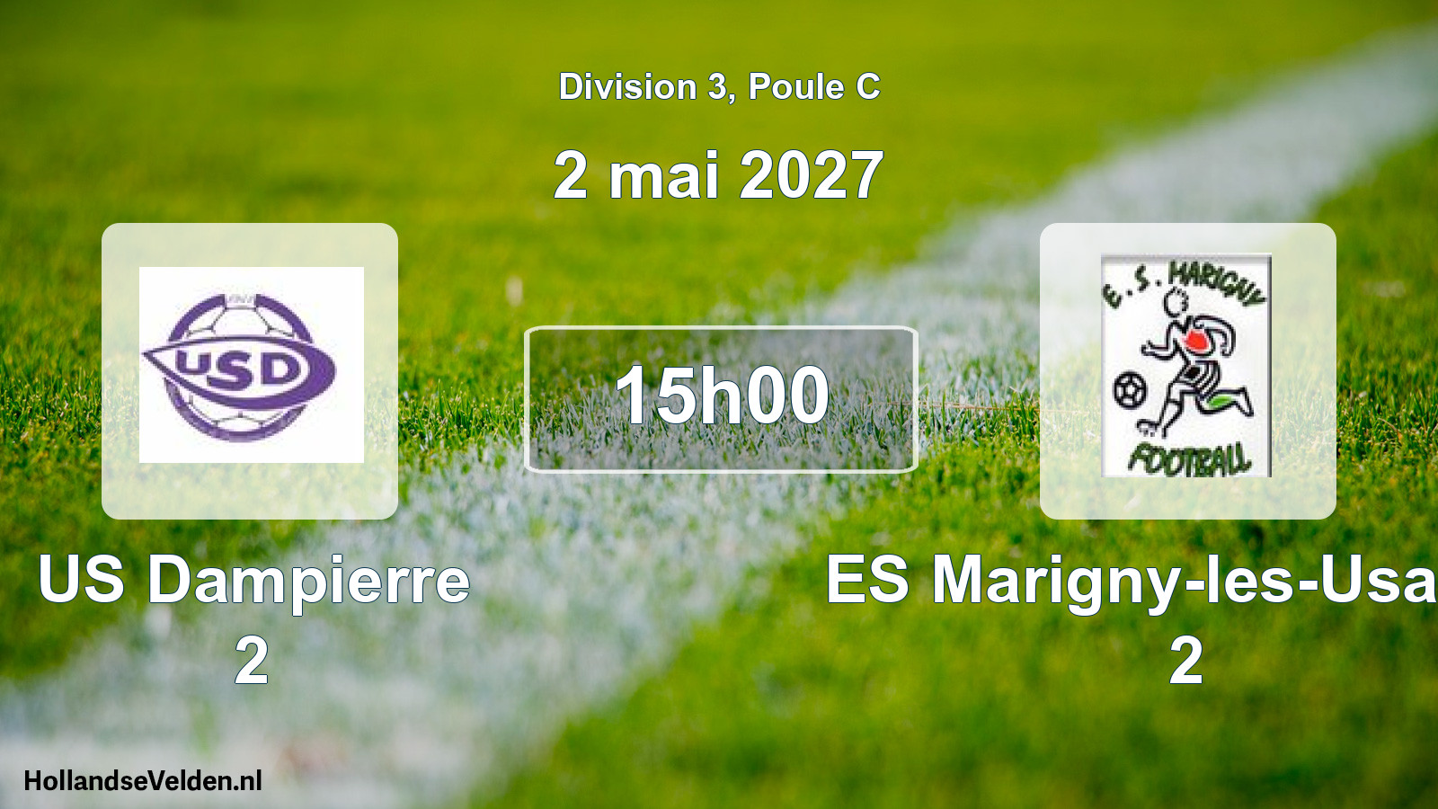 Scheduled Match: US Dampierre 2 - ES Marigny-les-Usages 2 (2 May 2027)