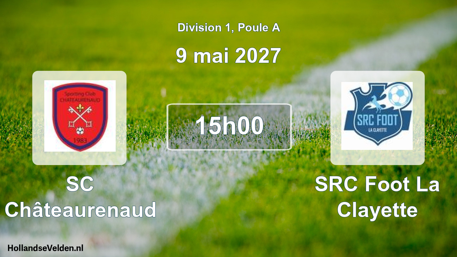 Match programmé: SC Châteaurenaud - SRC Foot La Clayette (9 mai 2027)