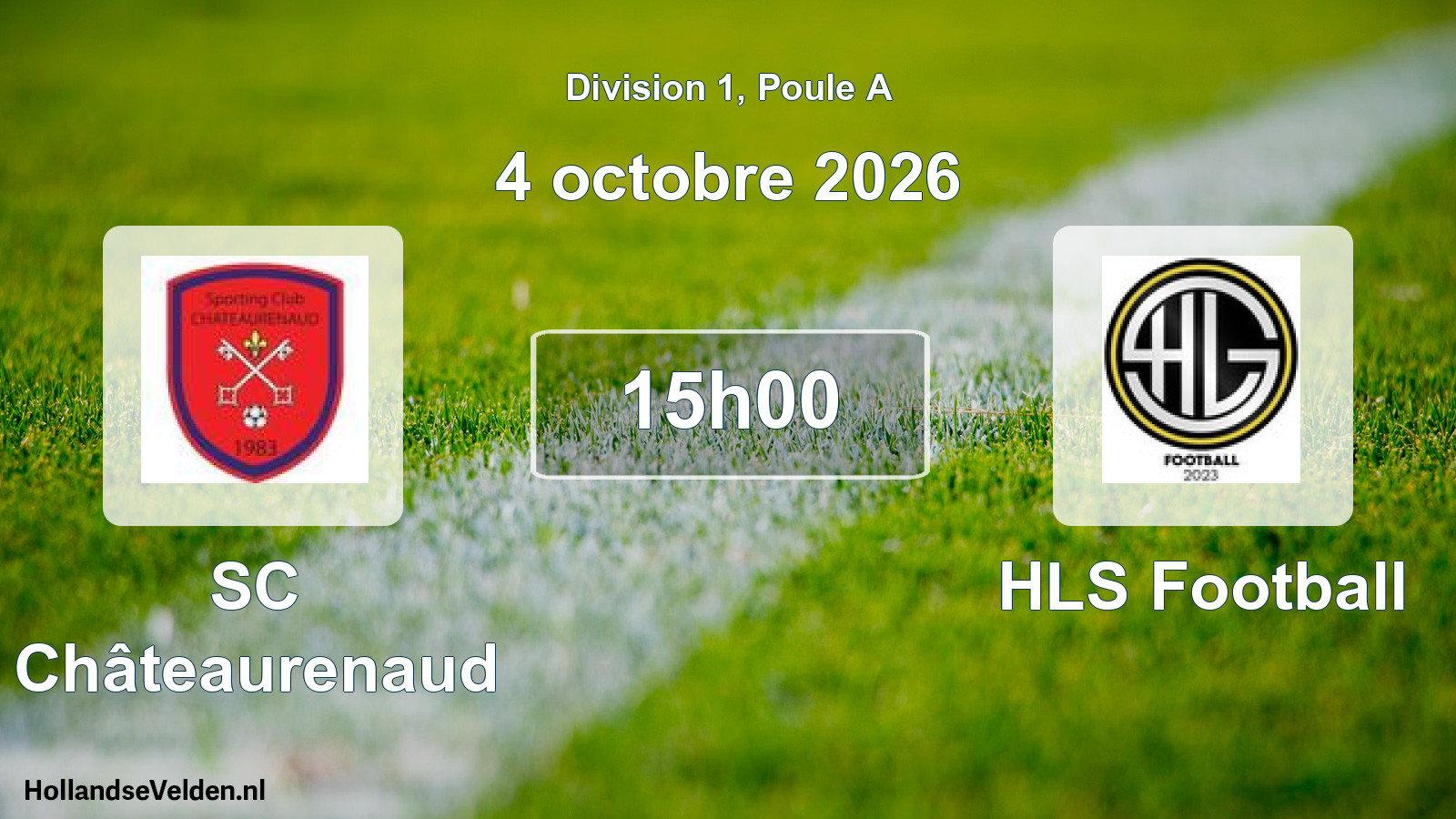 Scheduled Match: SC Châteaurenaud - HLS Football (4 October 2026)