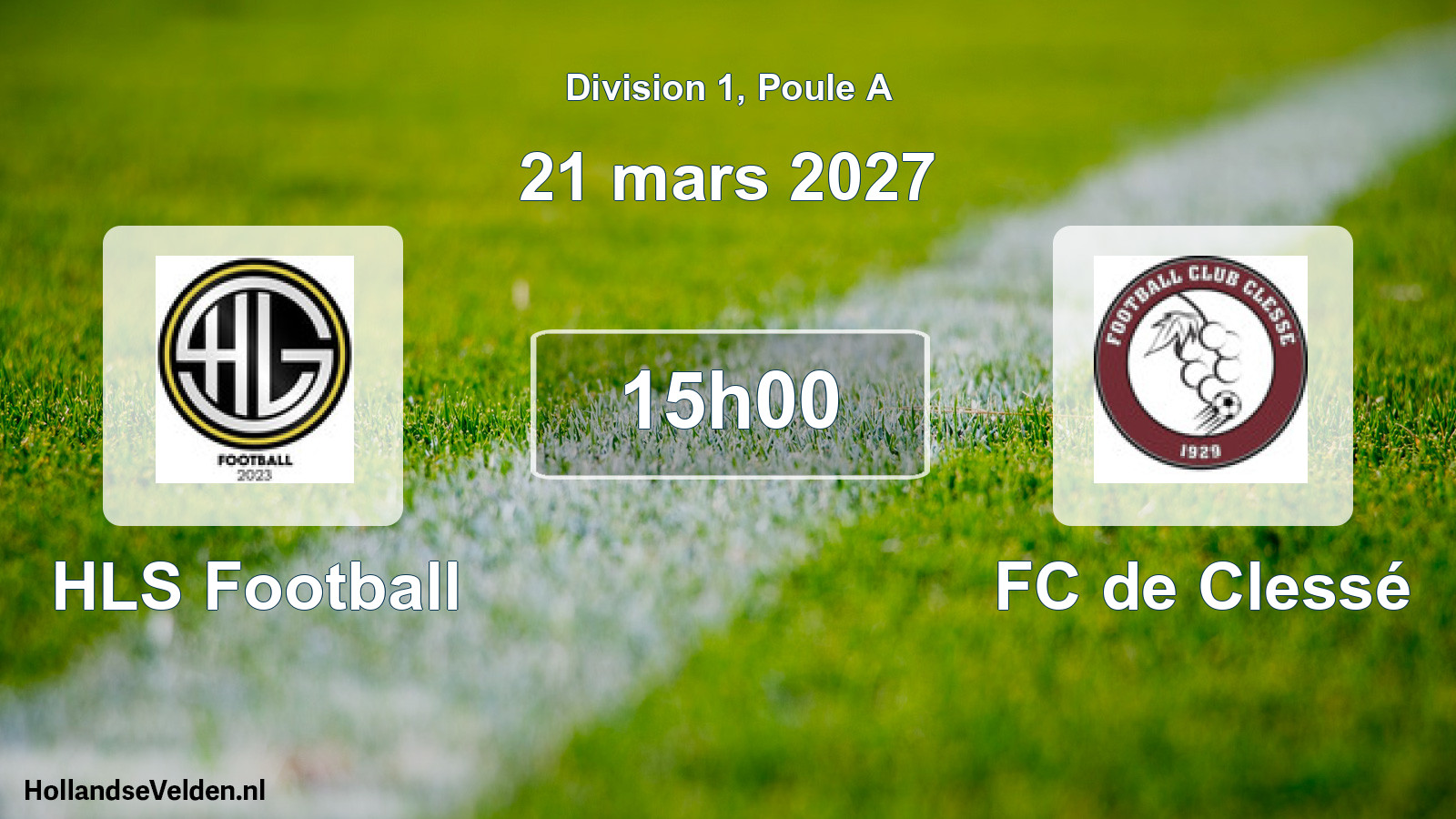 Scheduled Match: HLS Football - FC de Clessé (21 March 2027)