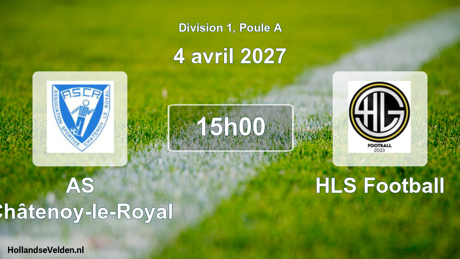 Scheduled Match: AS Châtenoy-le-Royal - HLS Football (4 April 2027)