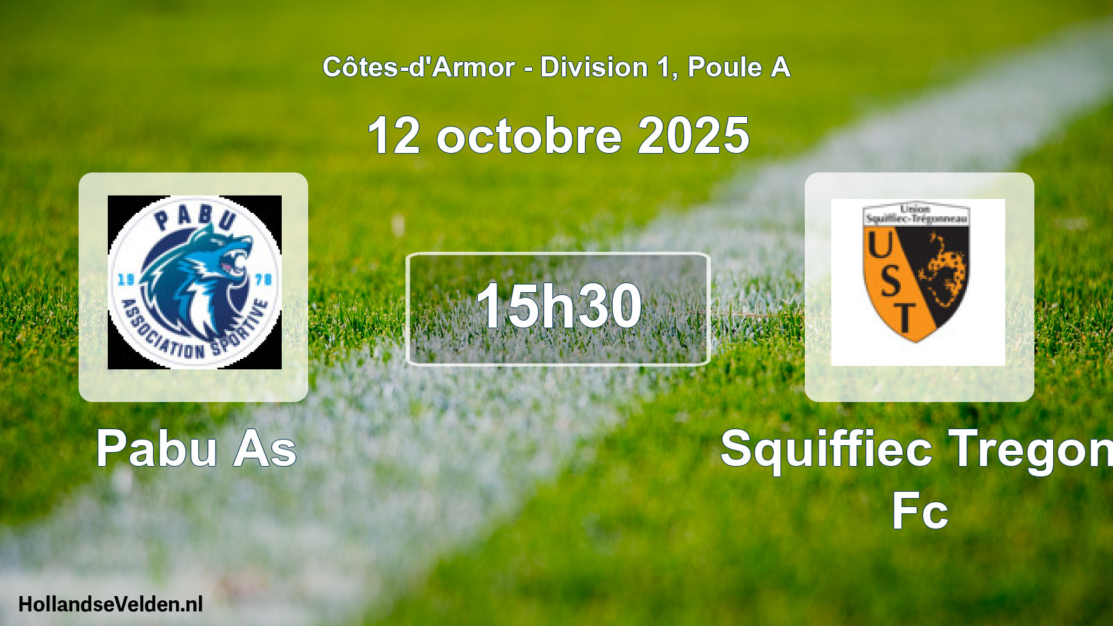 Scheduled Match: Pabu As - Squiffiec Tregon Fc (12 October 2025)