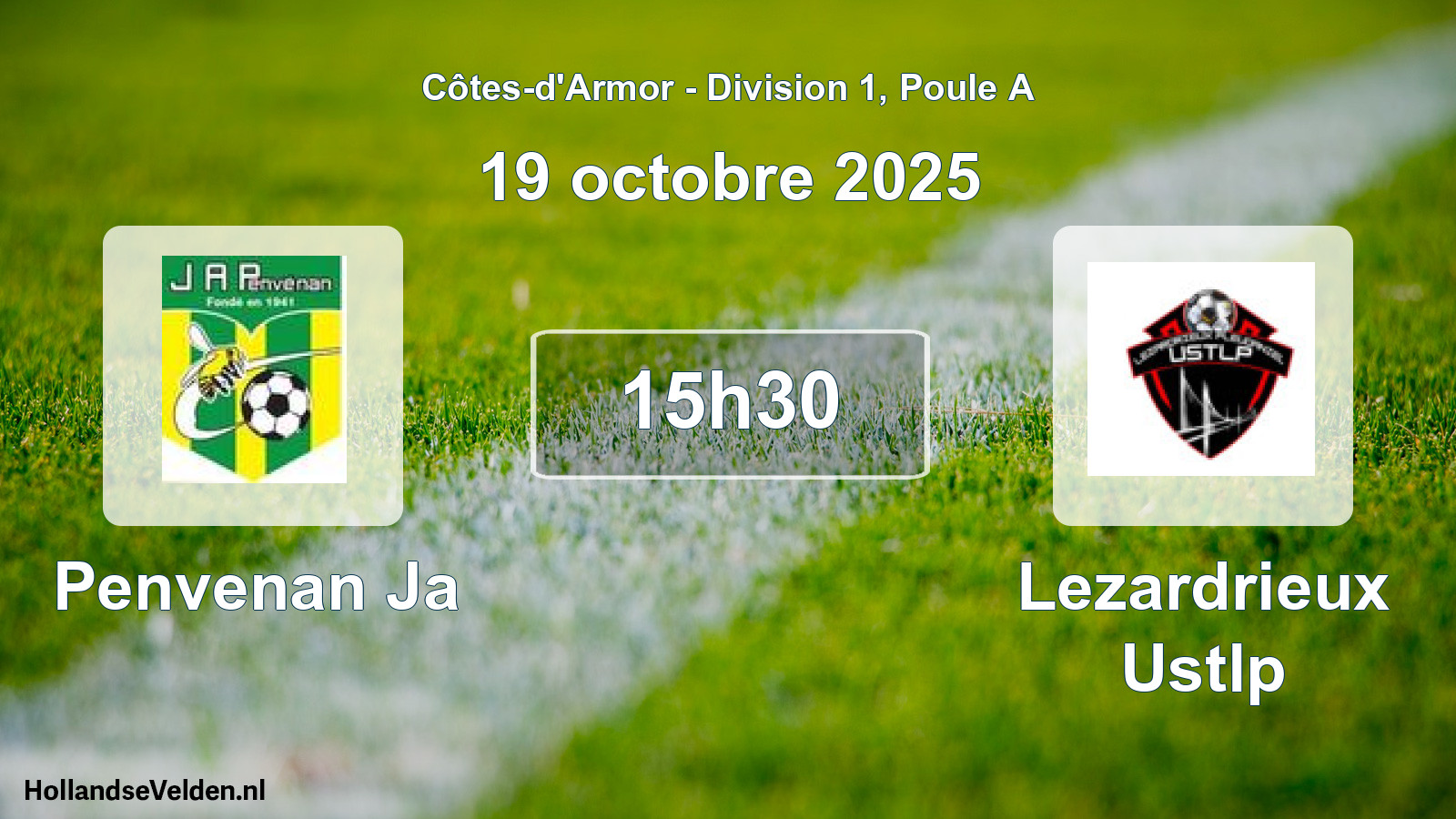 Scheduled Match: Penvenan Ja - Lezardrieux Ustlp (19 October 2025)