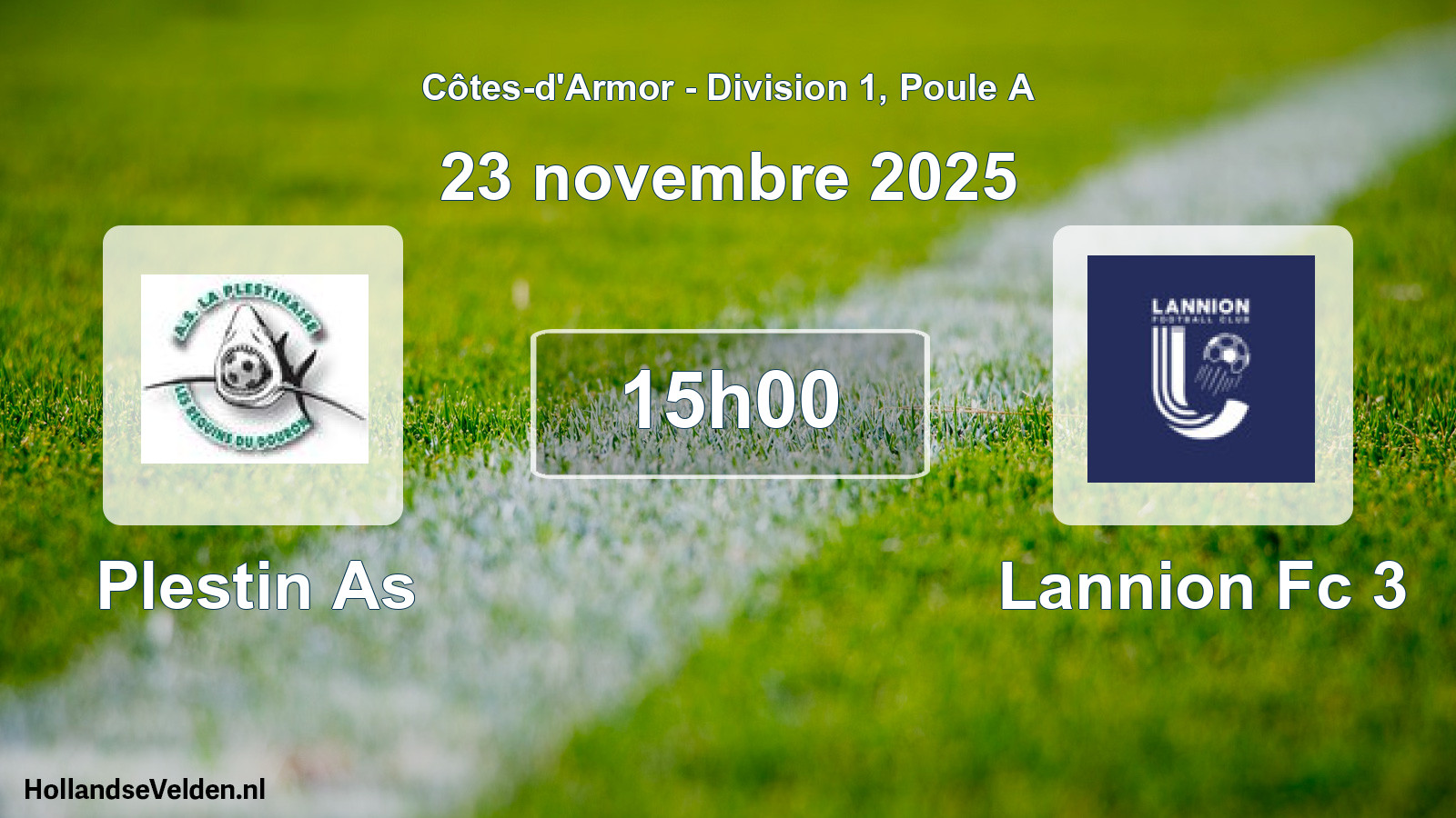 Geplande wedstrijd: Plestin As - Lannion Fc 3 (23 november 2025)