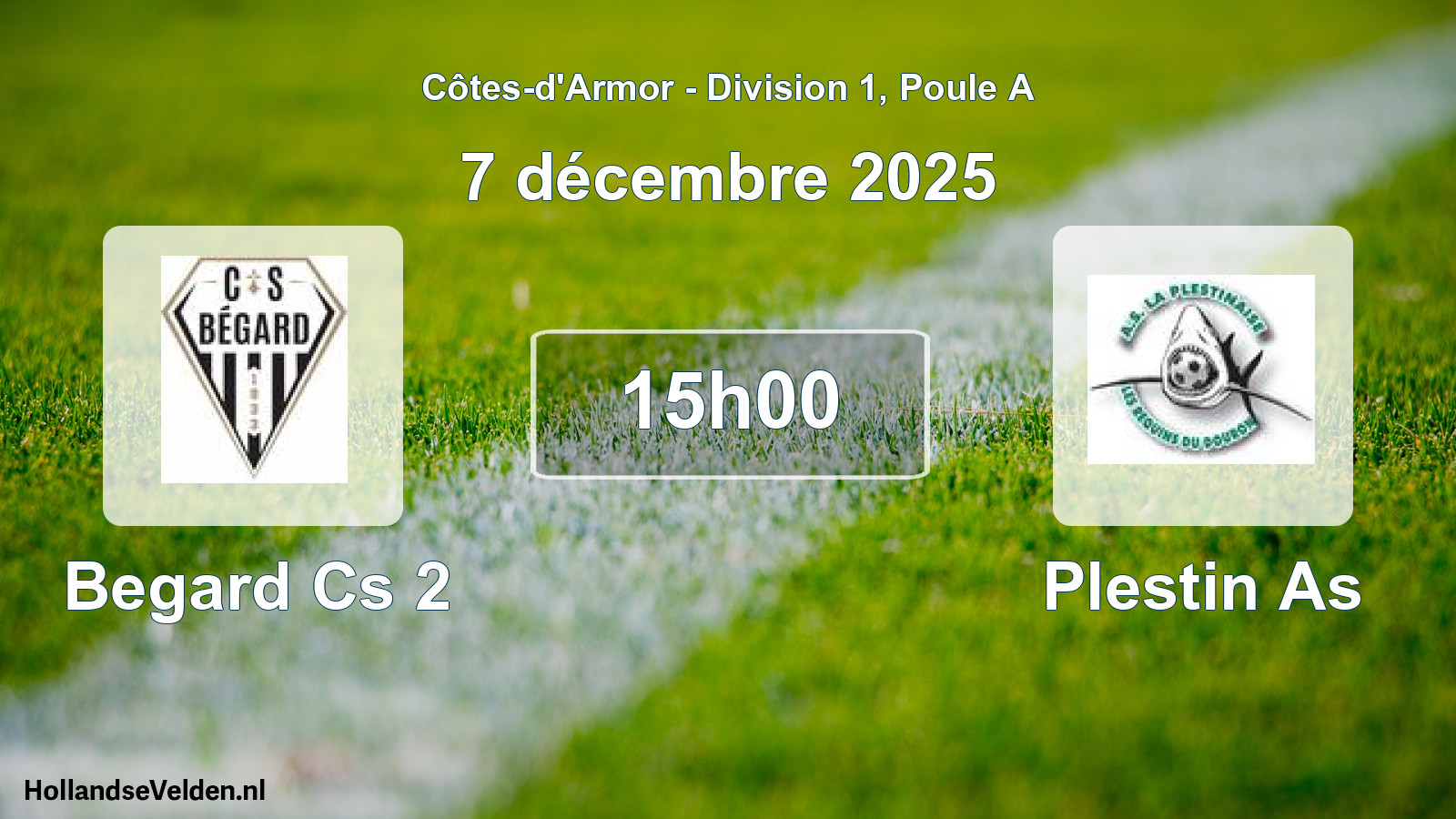 Scheduled Match: Begard Cs 2 - Plestin As (7 December 2025)