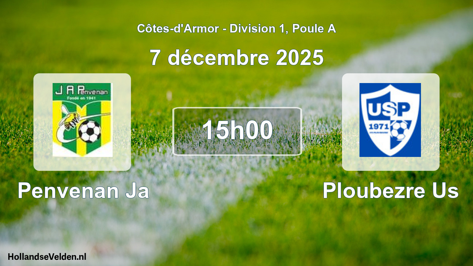 Scheduled Match: Penvenan Ja - Ploubezre Us (7 December 2025)