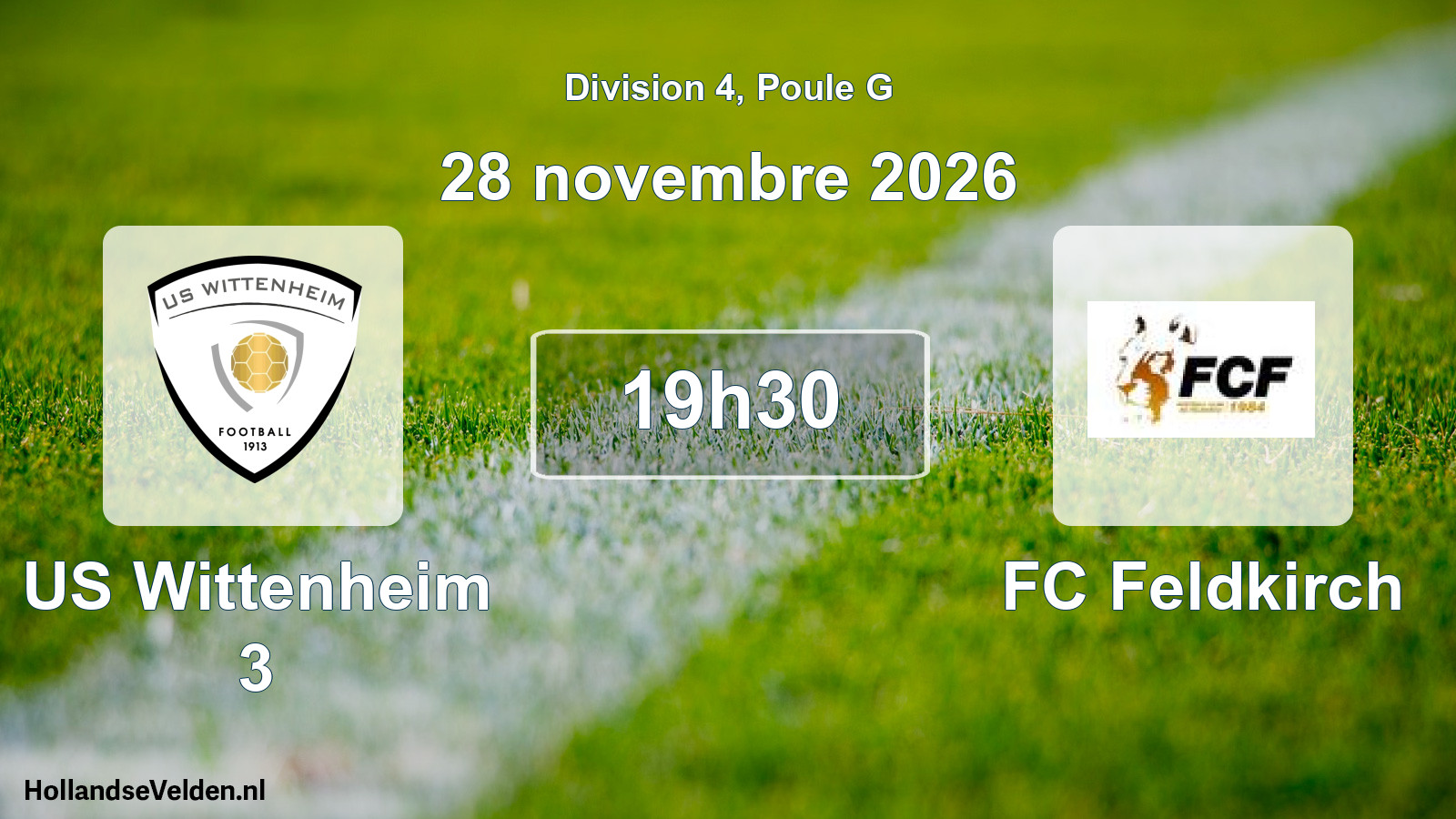 Scheduled Match: US Wittenheim 3 - FC Feldkirch (28 November 2026)