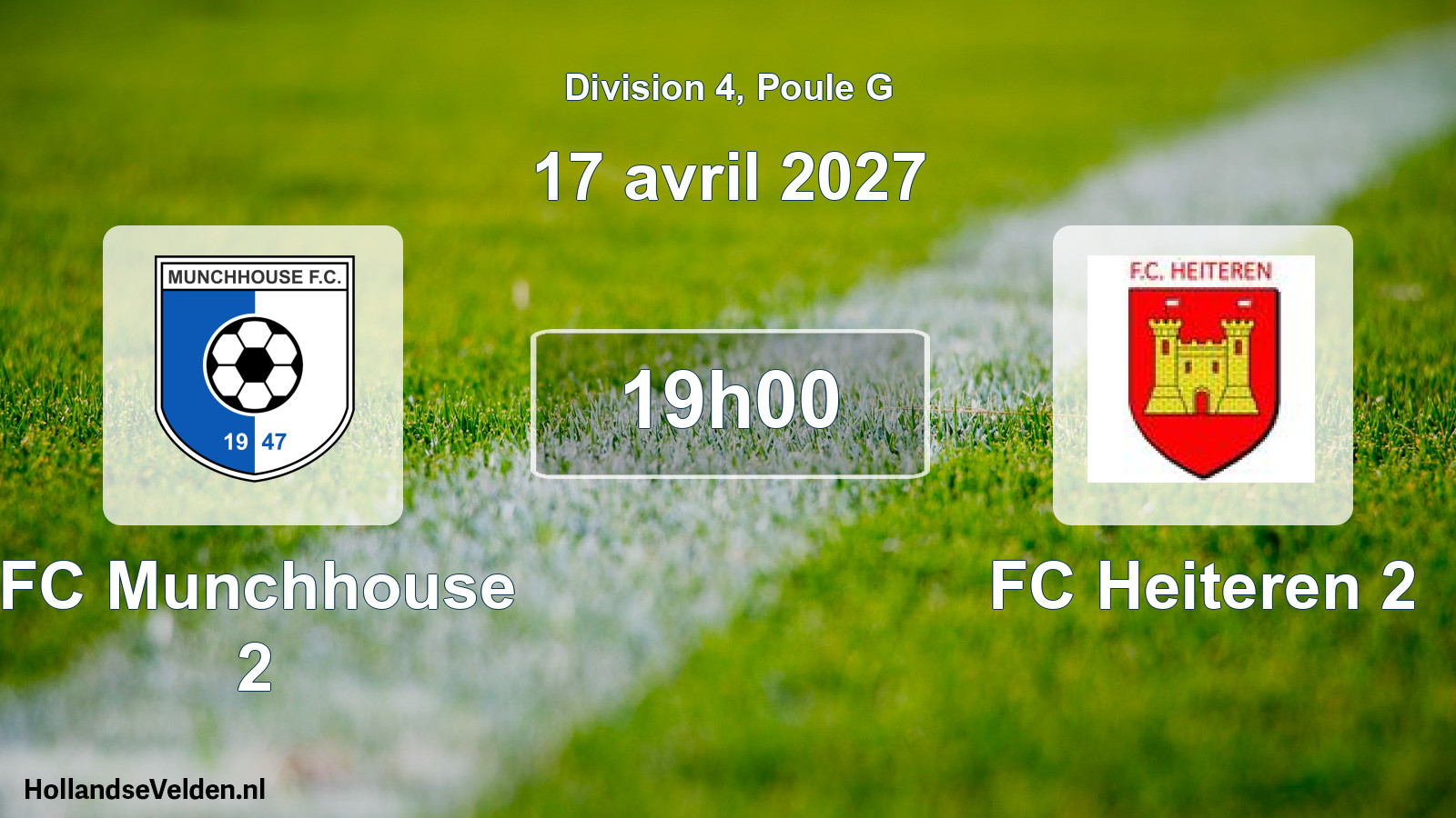 Scheduled Match: FC Munchhouse 2 - FC Heiteren 2 (17 April 2027)