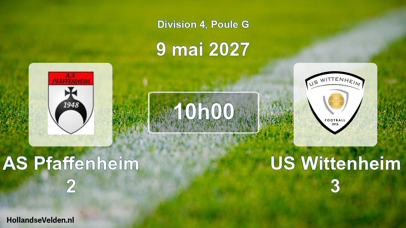 Scheduled Match: AS Pfaffenheim 2 - US Wittenheim 3 (9 May 2027)