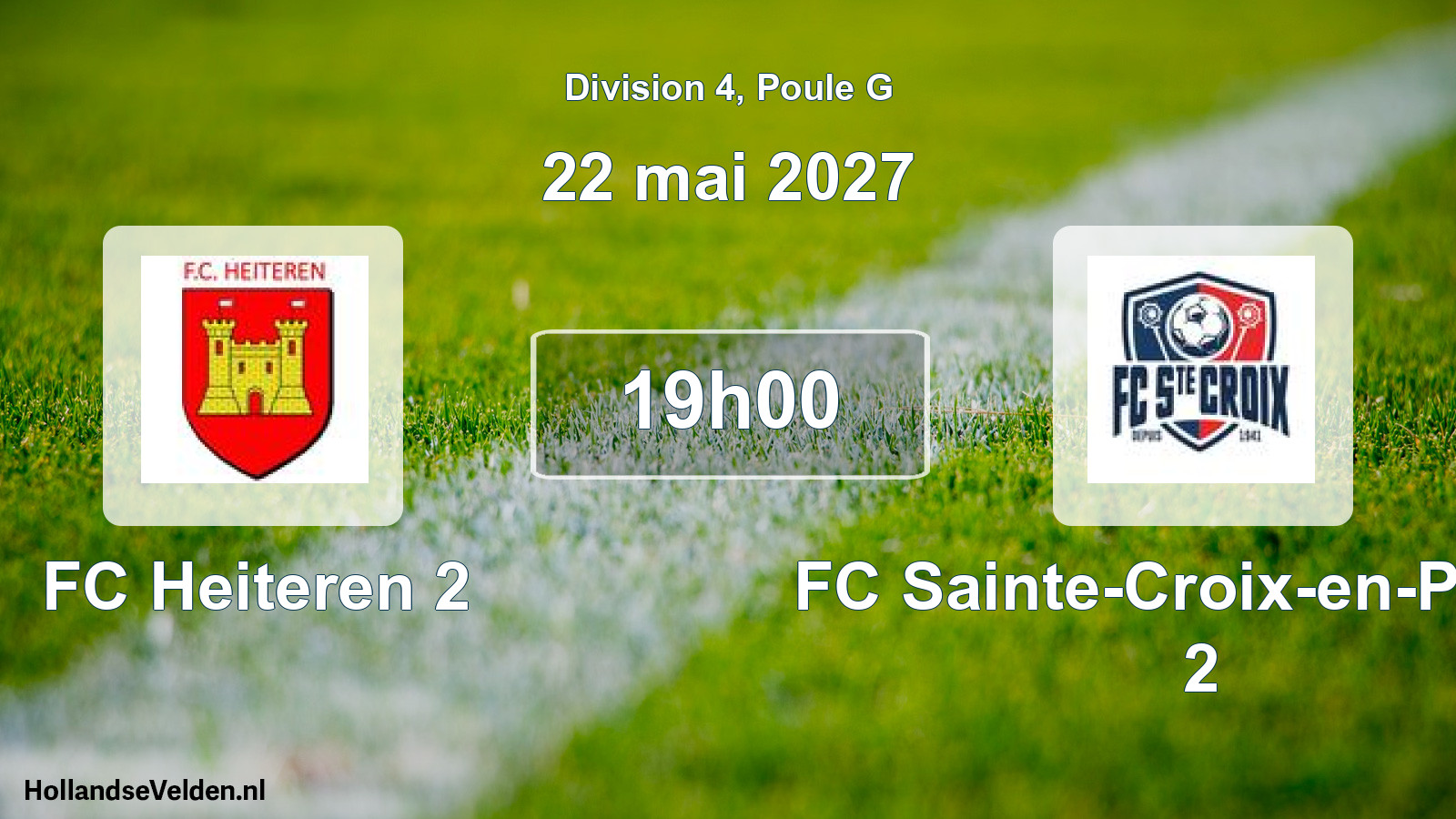 Scheduled Match: FC Heiteren 2 - FC Sainte-Croix-en-Plaine 2 (22 May 2027)