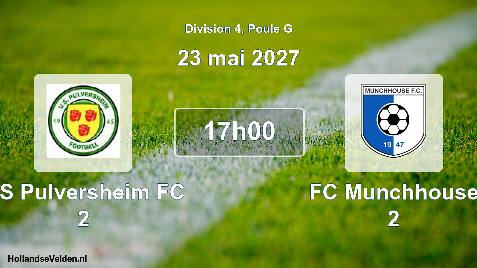 Scheduled Match: US Pulversheim FC 2 - FC Munchhouse 2 (23 May 2027)