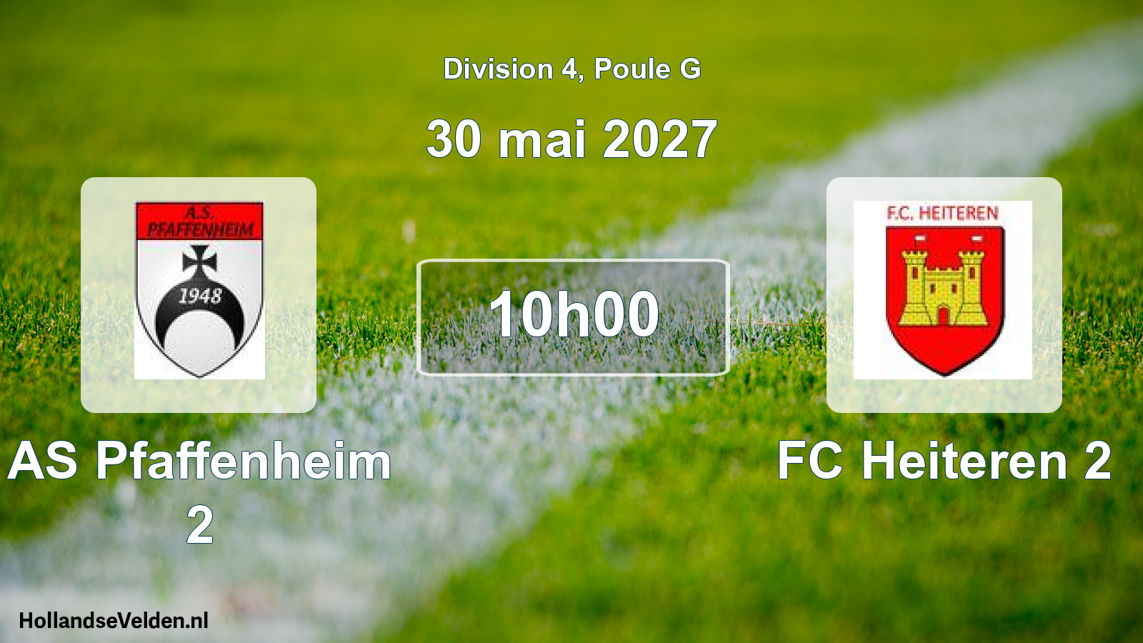 Scheduled Match: AS Pfaffenheim 2 - FC Heiteren 2 (30 May 2027)