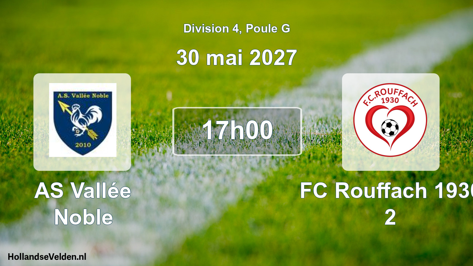 Scheduled Match: AS Vallée Noble - FC Rouffach 1930 2 (30 May 2027)
