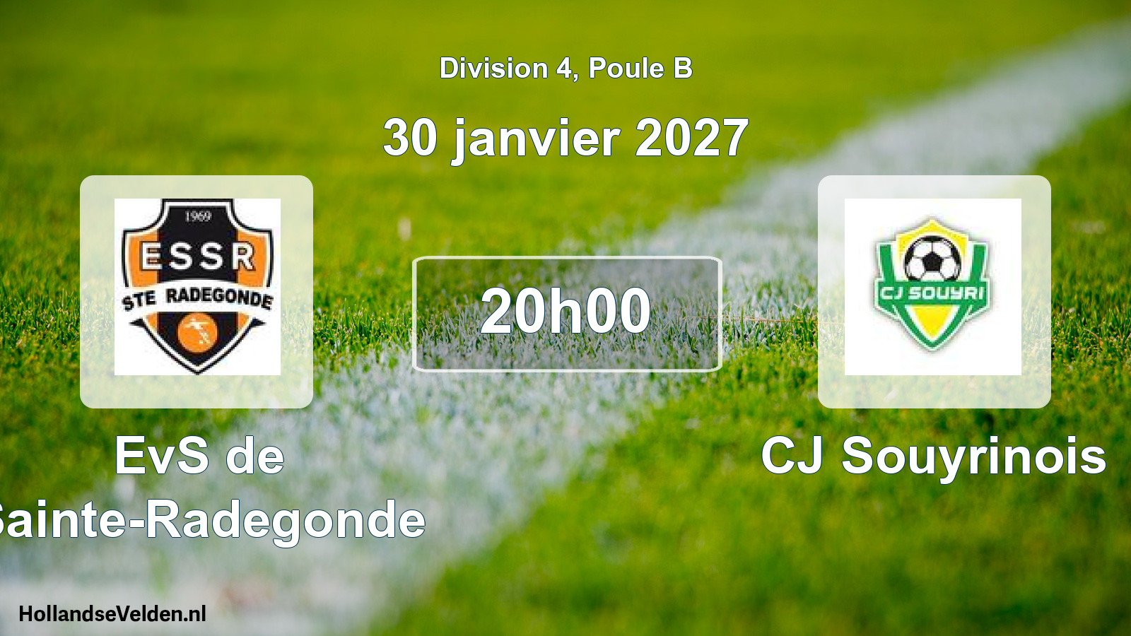 Scheduled Match: EvS de Sainte-Radegonde - CJ Souyrinois (30 January 2027)