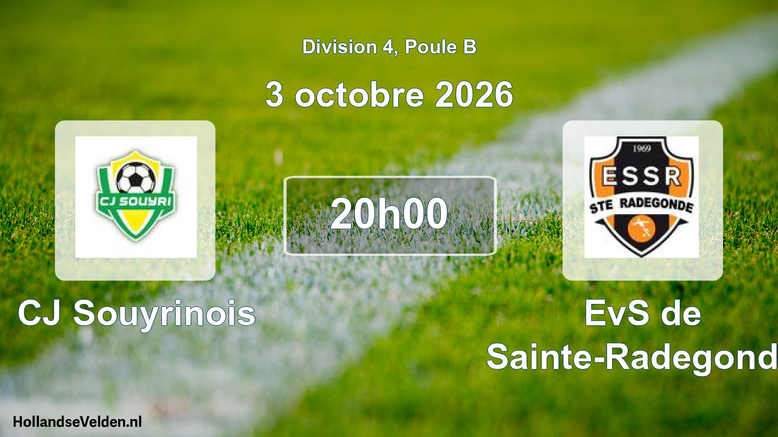 Match programmé: CJ Souyrinois - EvS de Sainte-Radegonde (3 octobre 2026)