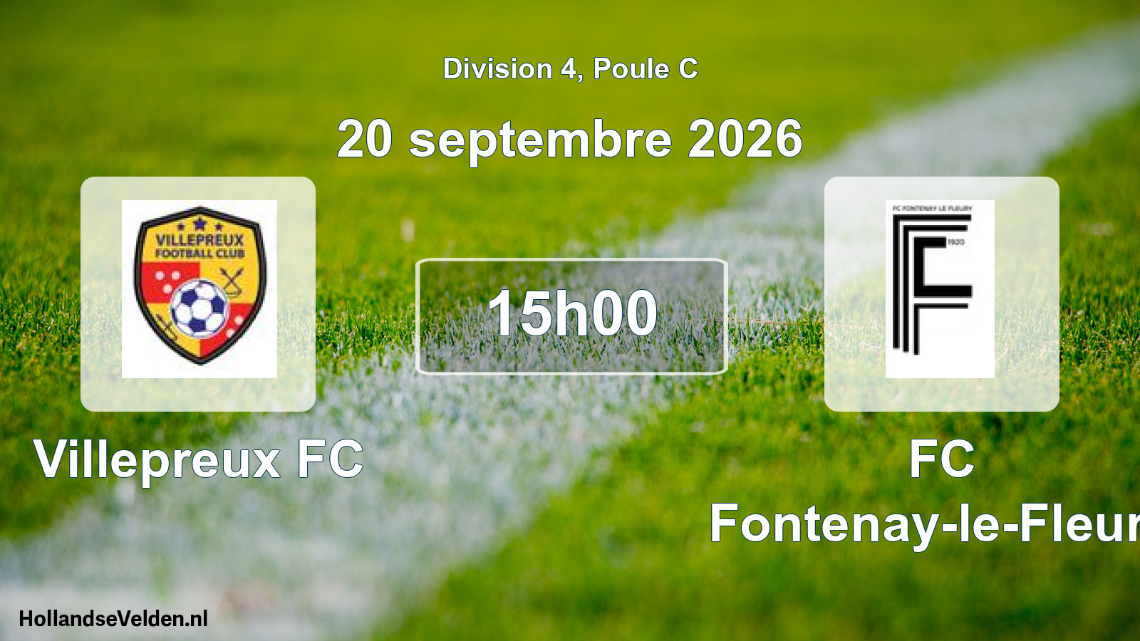 Scheduled Match: Villepreux FC - FC Fontenay-le-Fleury (20 September 2026)