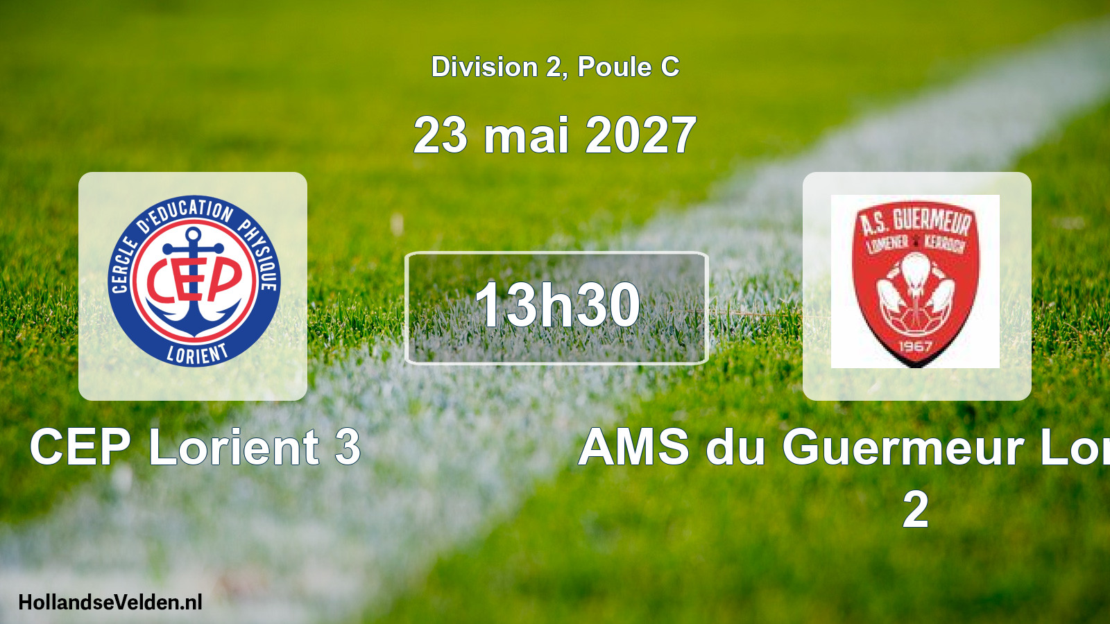 Scheduled Match: CEP Lorient 3 - AMS du Guermeur Lomener 2 (23 May 2027)