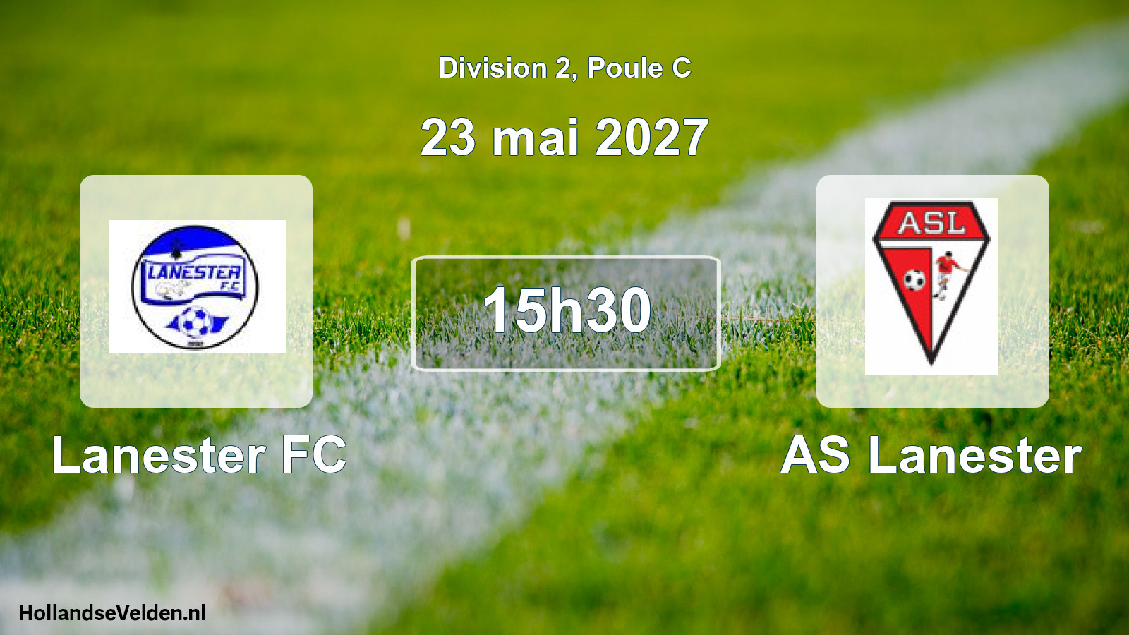 Match programmé: Lanester FC - AS Lanester (23 mai 2027)