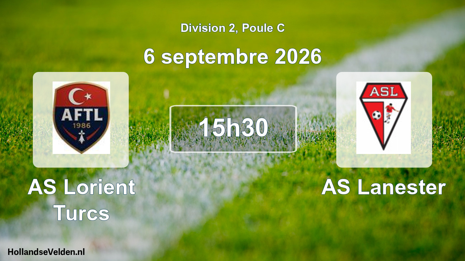 Scheduled Match: AS Lorient Turcs - AS Lanester (6 September 2026)