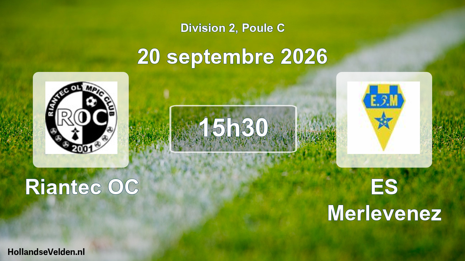 Match programmé: Riantec OC - ES Merlevenez (20 septembre 2026)