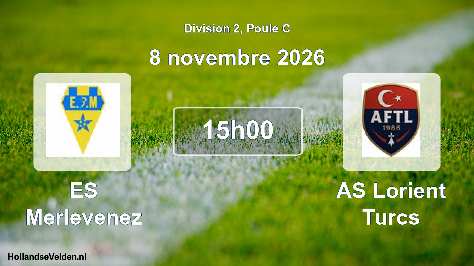 Scheduled Match: ES Merlevenez - AS Lorient Turcs (8 November 2026)