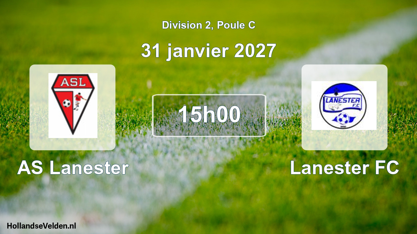 Scheduled Match: AS Lanester - Lanester FC (31 January 2027)