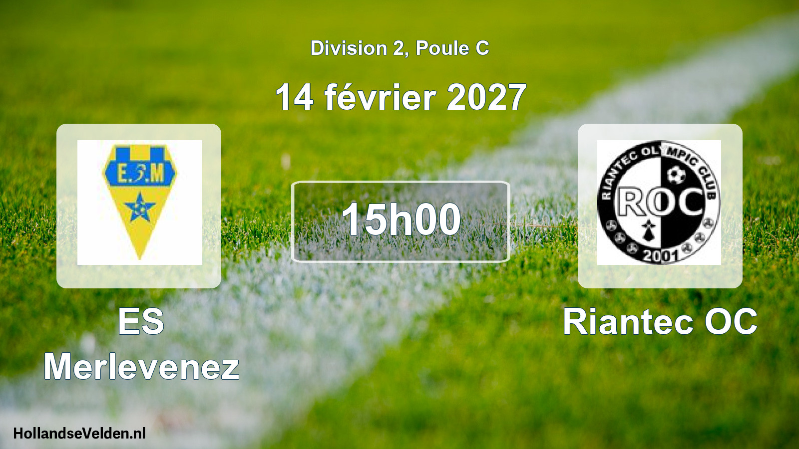 Scheduled Match: ES Merlevenez - Riantec OC (14 February 2027)