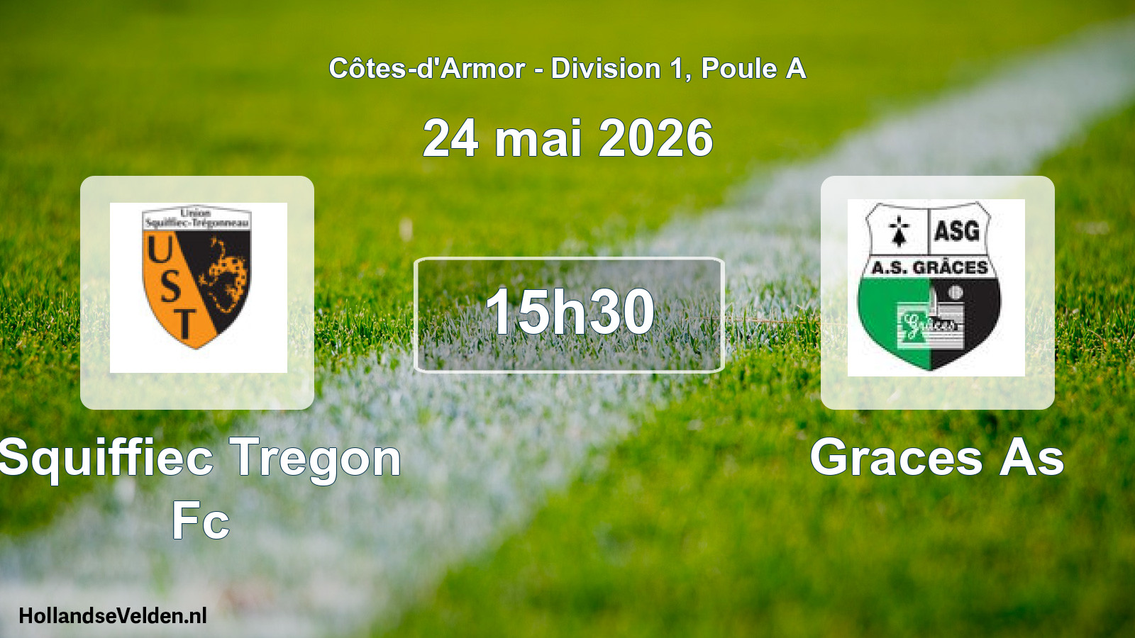 Scheduled Match: Squiffiec Tregon Fc - Graces As (24 May 2026)