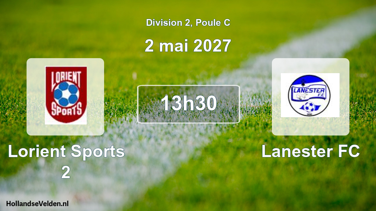 Scheduled Match: Lorient Sports 2 - Lanester FC (2 May 2027)