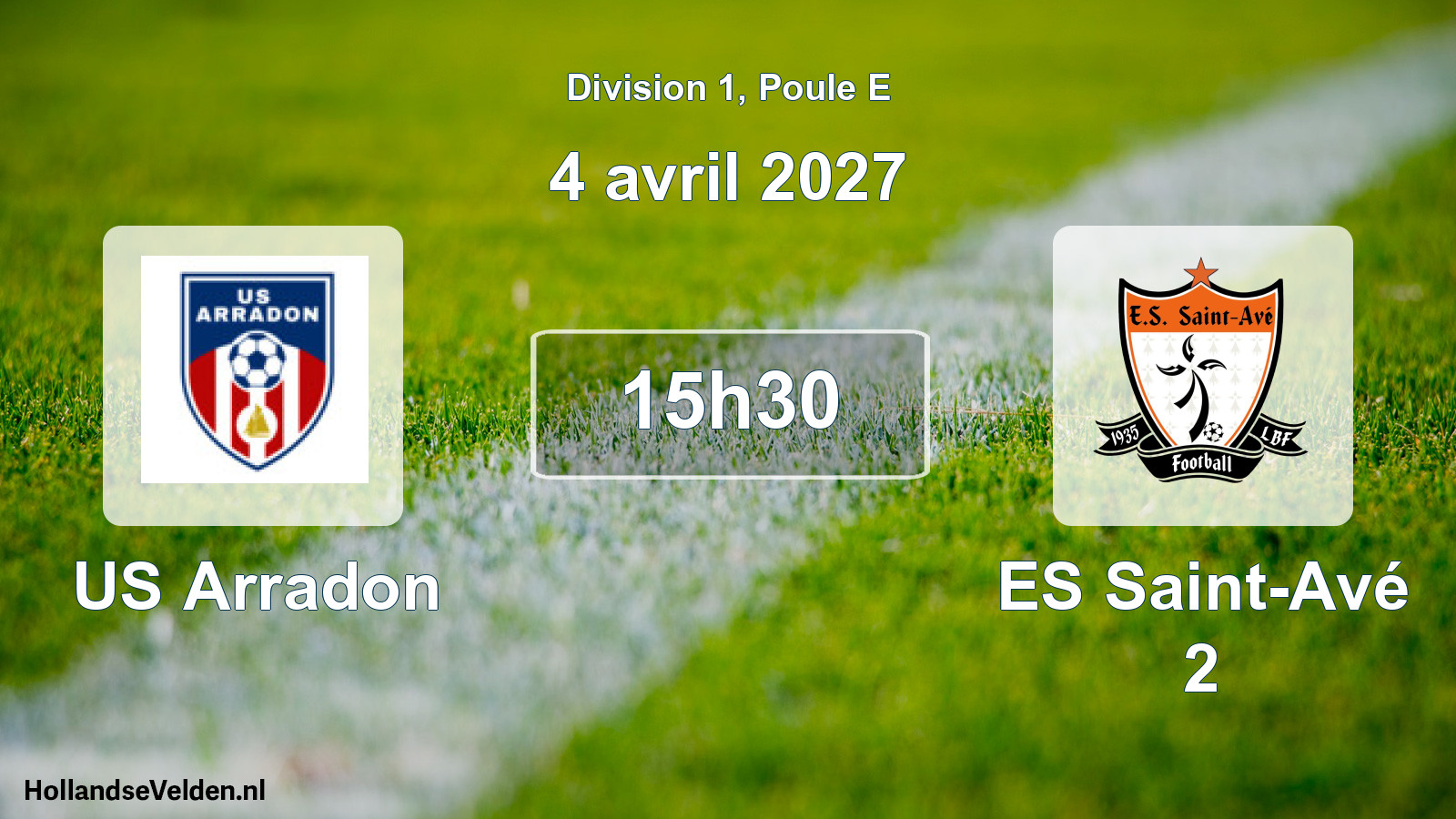 Scheduled Match: US Arradon - ES Saint-Avé 2 (4 April 2027)