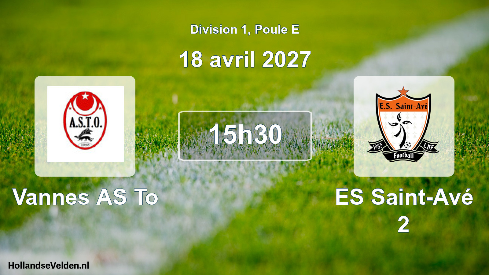 Scheduled Match: Vannes AS To - ES Saint-Avé 2 (18 April 2027)