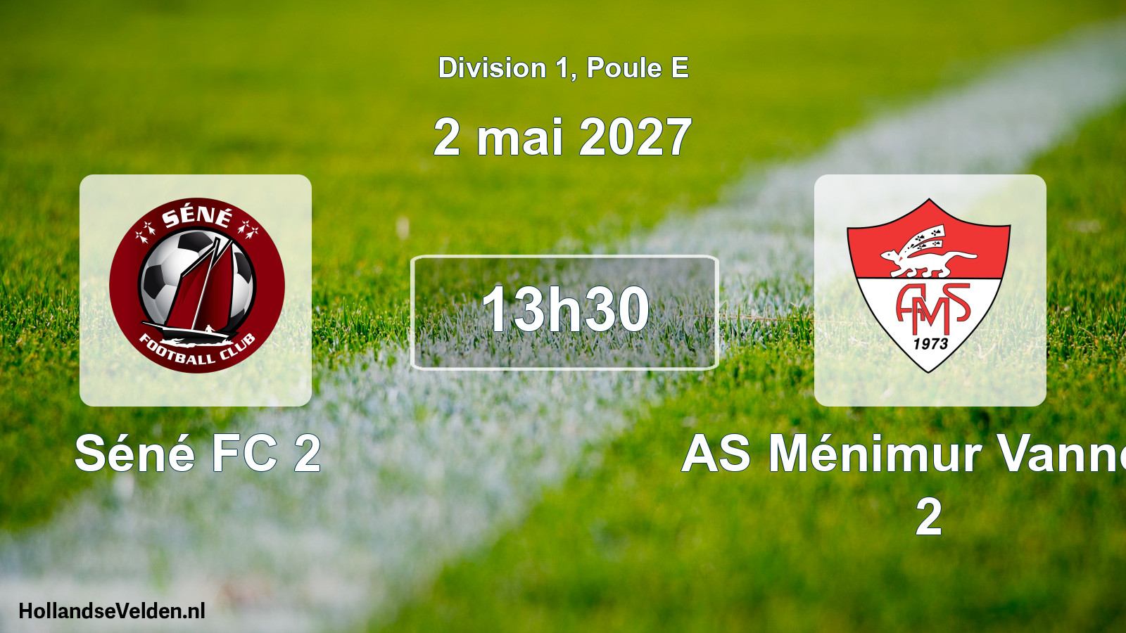 Scheduled Match: Séné FC 2 - AS Ménimur Vannes 2 (2 May 2027)