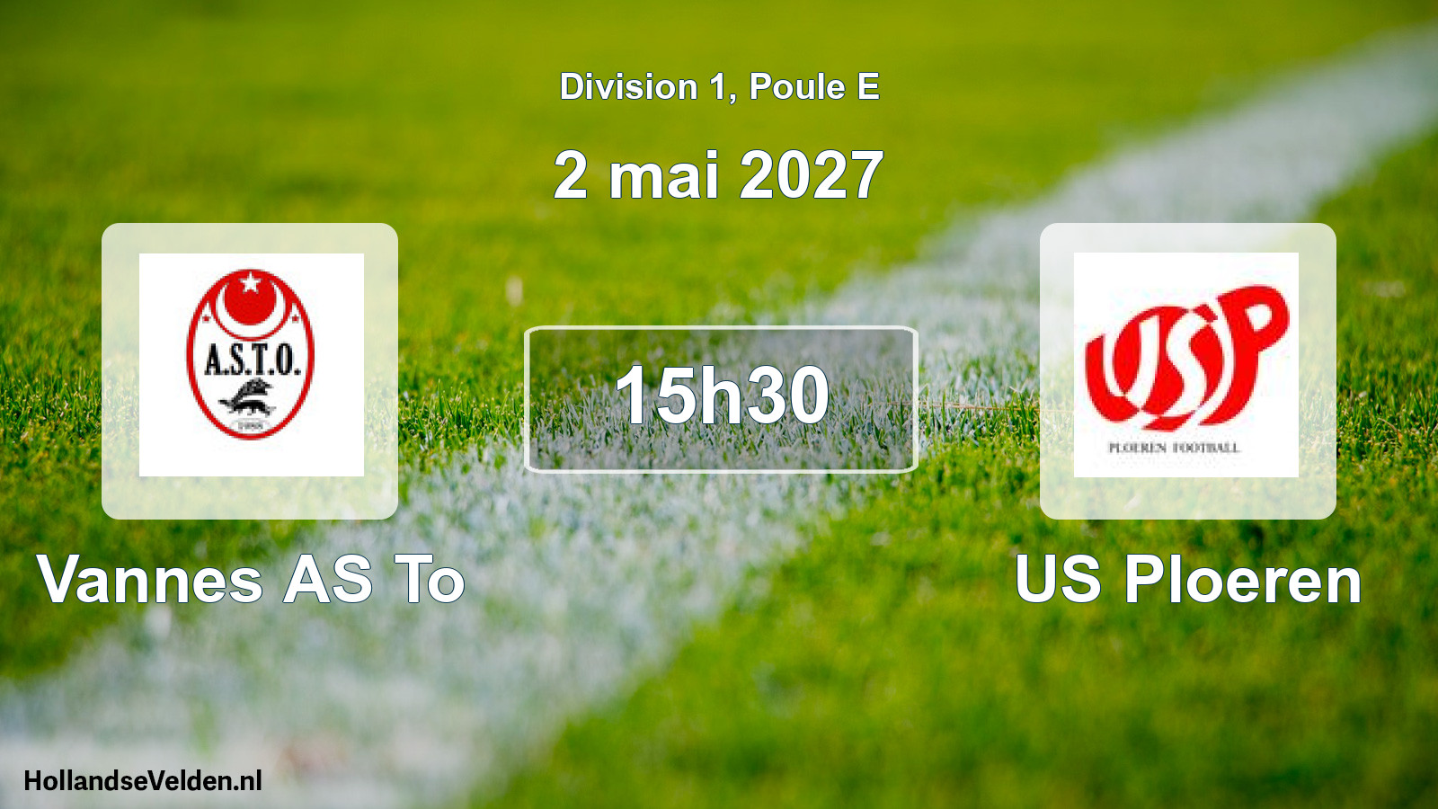 Match programmé: Vannes AS To - US Ploeren (2 mai 2027)