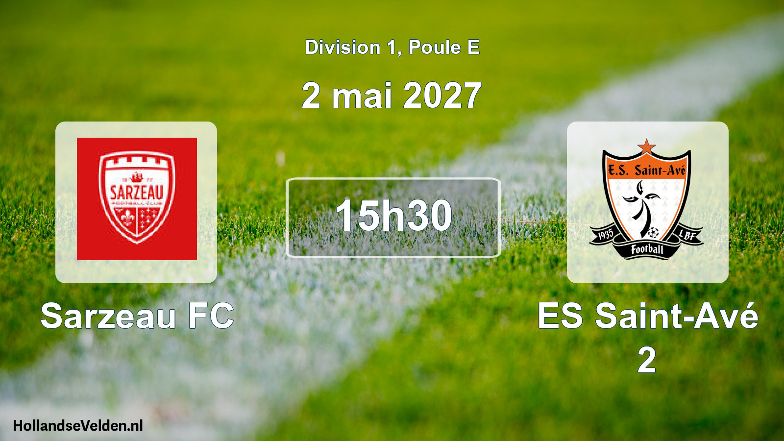 Scheduled Match: Sarzeau FC - ES Saint-Avé 2 (2 May 2027)