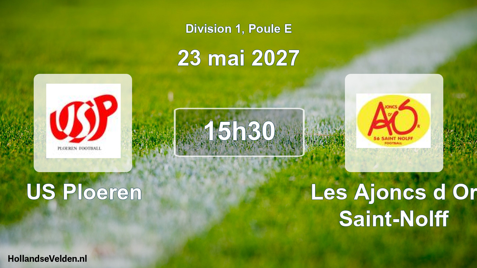 Match programmé: US Ploeren - Les Ajoncs d Or Saint-Nolff (23 mai 2027)