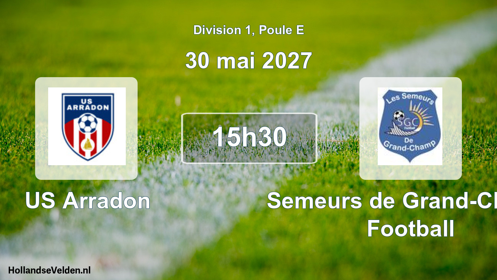 Scheduled Match: US Arradon - Semeurs de Grand-Champ Football (30 May 2027)