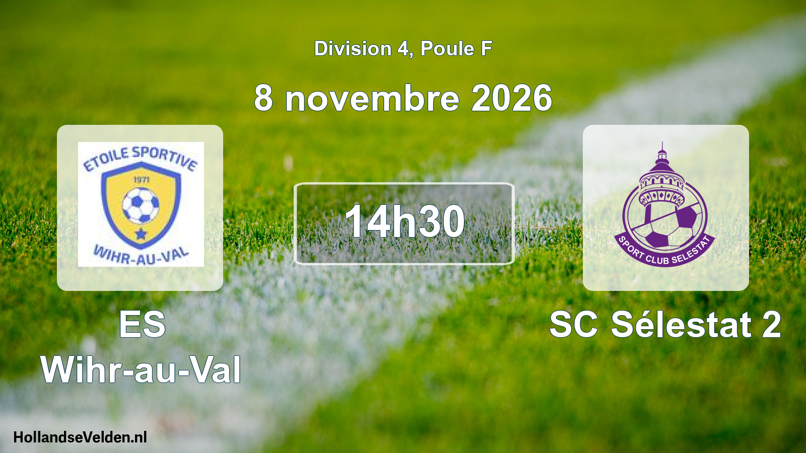 Geplande wedstrijd: ES Wihr-au-Val - SC Sélestat 2 (8 november 2026)