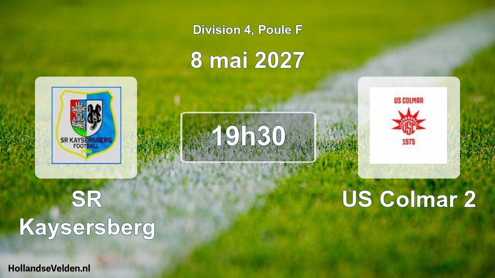 Scheduled Match: SR Kaysersberg - US Colmar 2 (8 May 2027)
