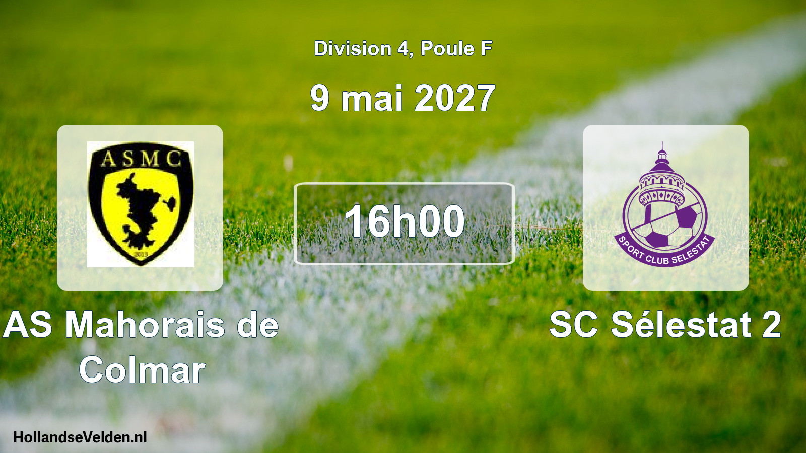 Scheduled Match: AS Mahorais de Colmar - SC Sélestat 2 (9 May 2027)