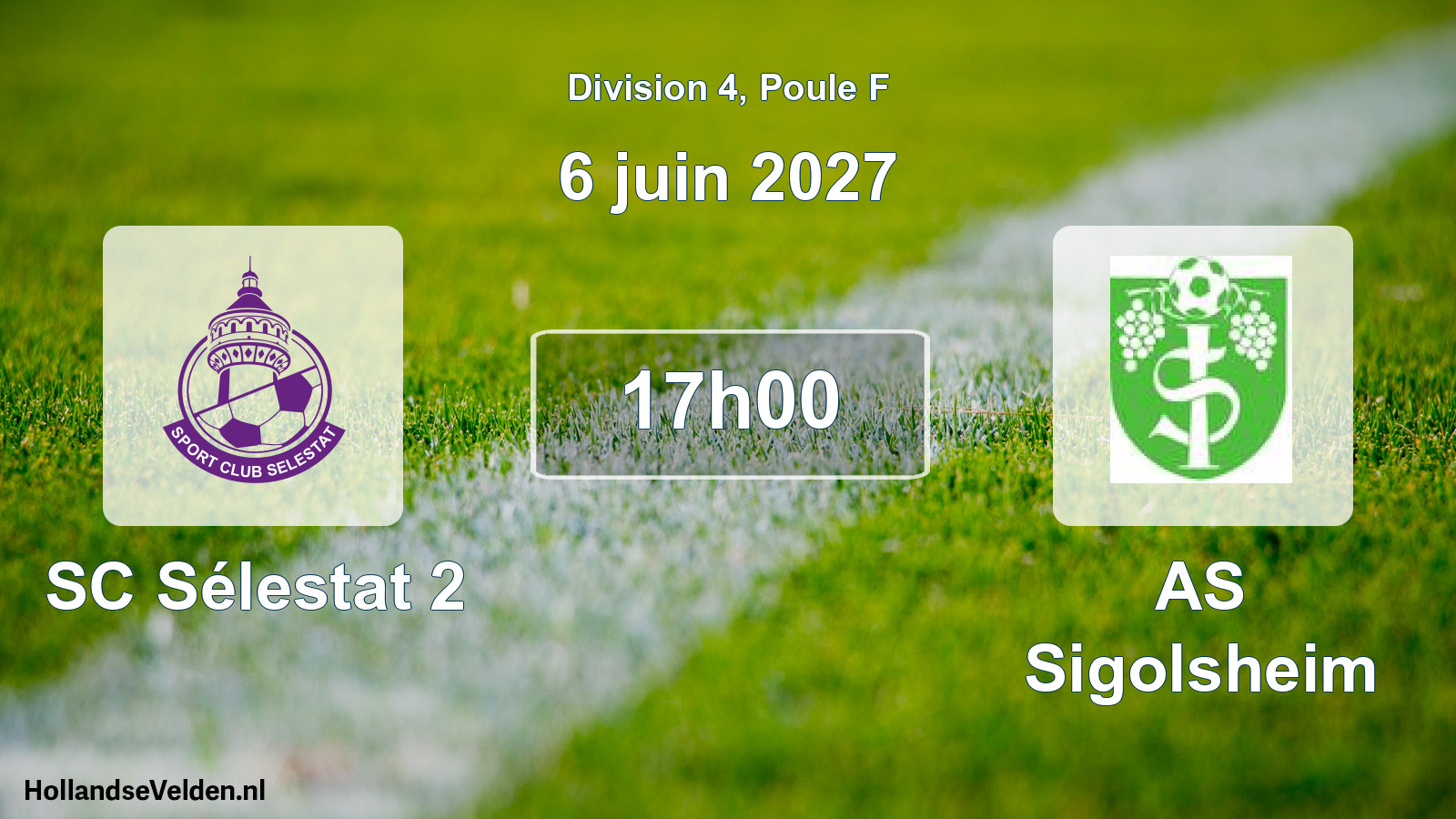 Scheduled Match: SC Sélestat 2 - AS Sigolsheim (6 June 2027)