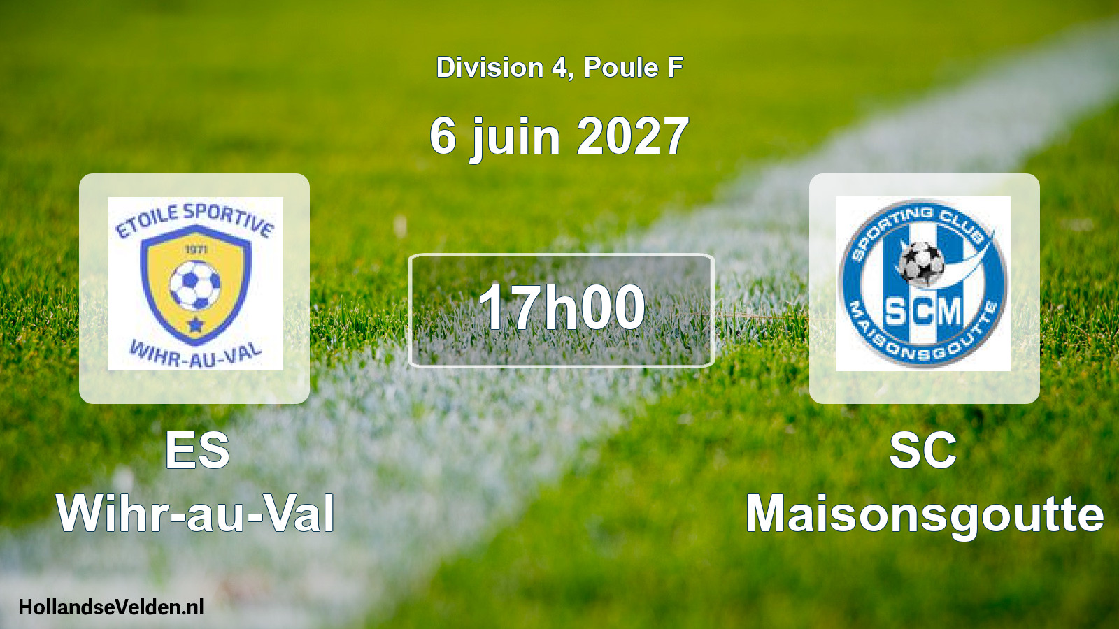Scheduled Match: ES Wihr-au-Val - SC Maisonsgoutte (6 June 2027)