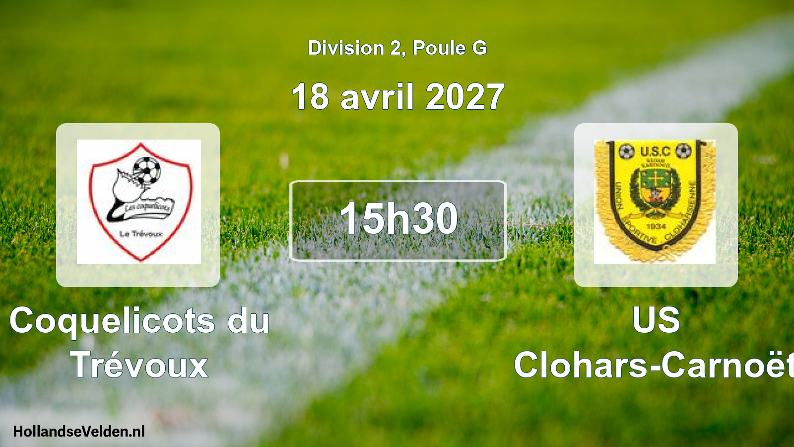 Scheduled Match: Coquelicots du Trévoux - US Clohars-Carnoët (18 April 2027)