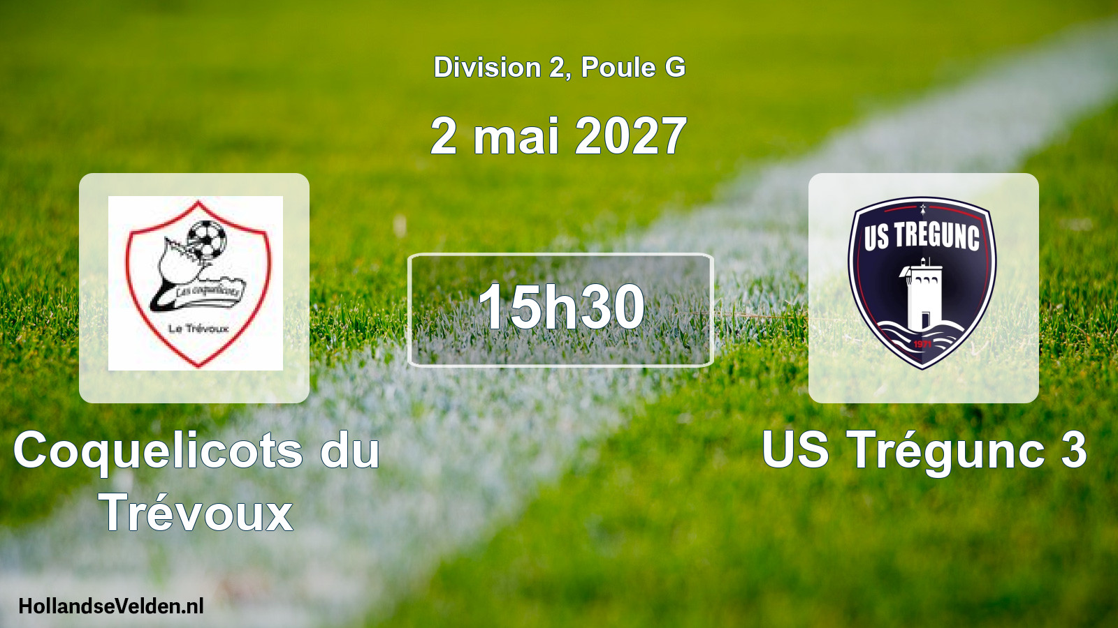 Scheduled Match: Coquelicots du Trévoux - US Trégunc 3 (2 May 2027)