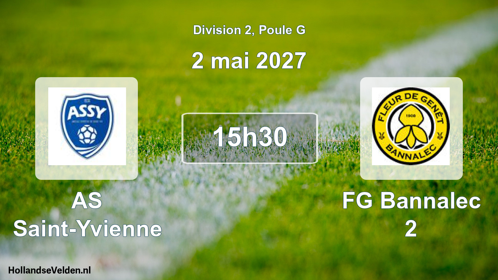 Scheduled Match: AS Saint-Yvienne - FG Bannalec 2 (2 May 2027)