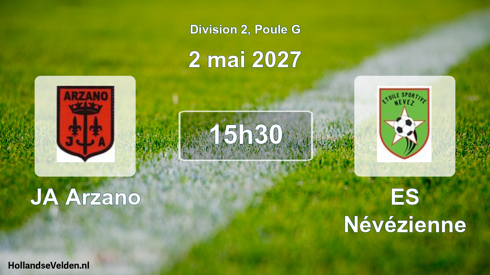 Match programmé: JA Arzano - ES Névézienne (2 mai 2027)