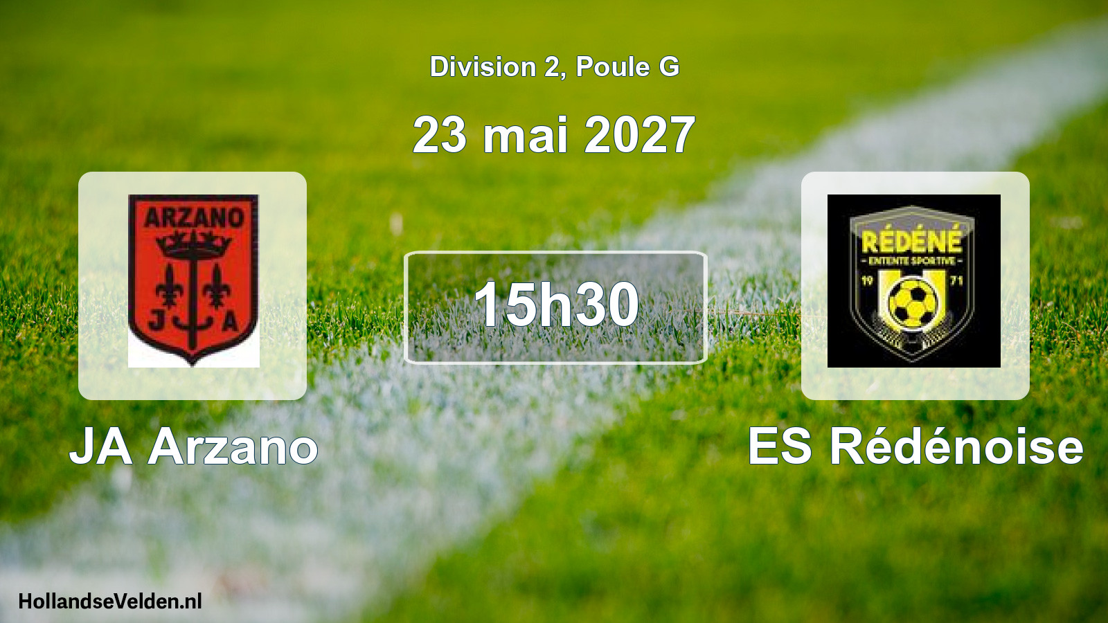 Match programmé: JA Arzano - ES Rédénoise (23 mai 2027)
